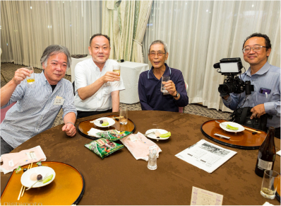 時任・福山・横山 校友と福留氏